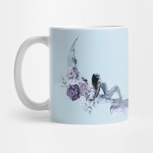 Mermaid Moon Blue Mug